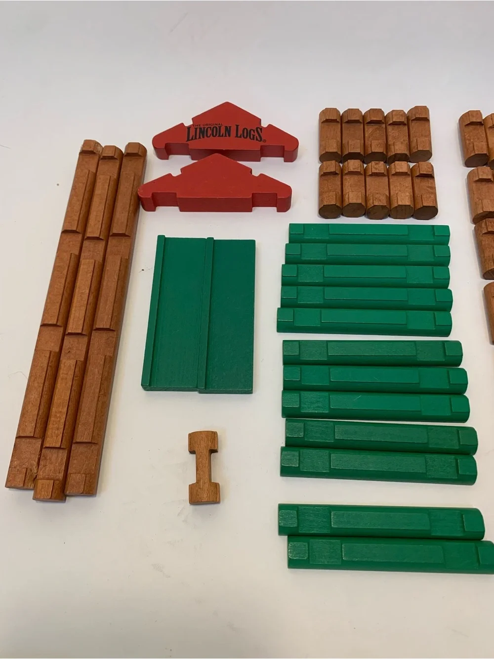 Lincoln Logs - 97 pieces of 100th Anniversary  Set